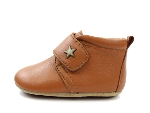 Bisgaard hjemmesko cognac med stjerne